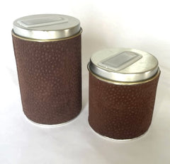 Brown Yerba Mate Canisters