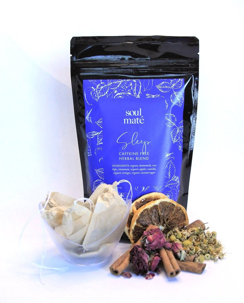 "Sleep" Organic Caffeine-free Herbal Blend - Soulmate Yerba Co. 